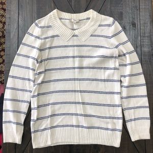 Madewell sweater with collar design